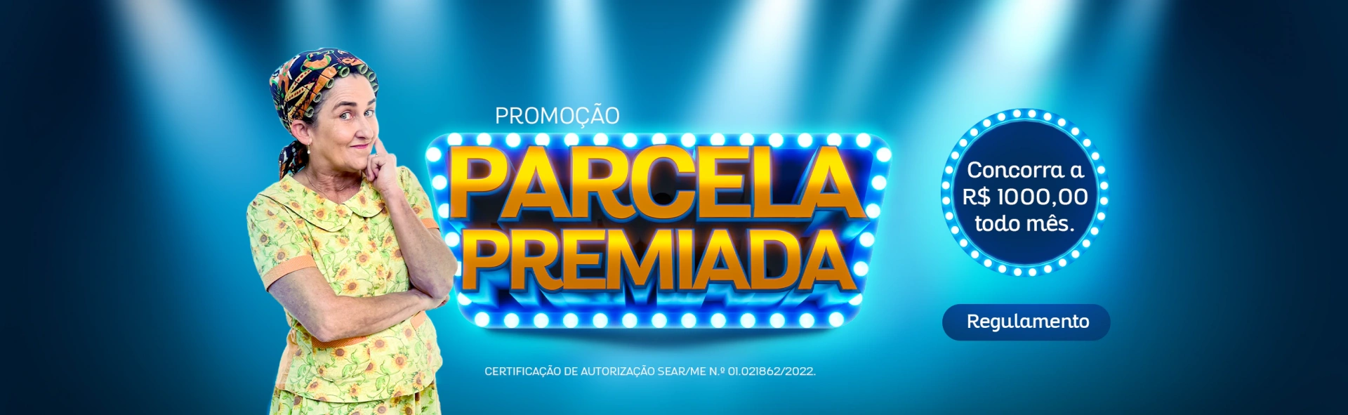 Promoção Parcela Premiada - Home